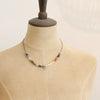 A mannequin wearing the talara sun mesa necklace
