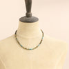 A mannequin wearing the beaded lana necklace