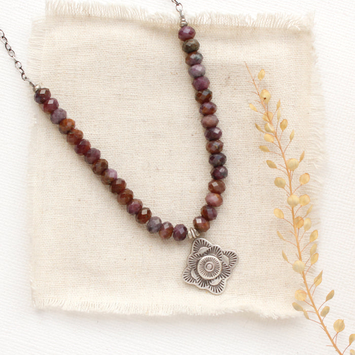 Layered Talara Sun Ruby Necklace