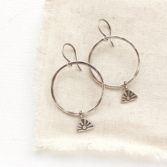 Sun Rise Hoop Earrings