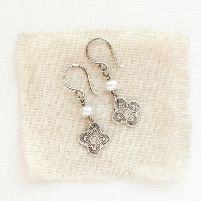 Mini Talara Pearl Earrings