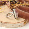 A side view of the organic thulite ring