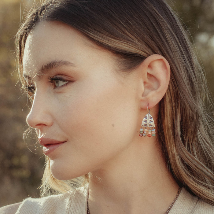 Pakal Arch Opal Earrings