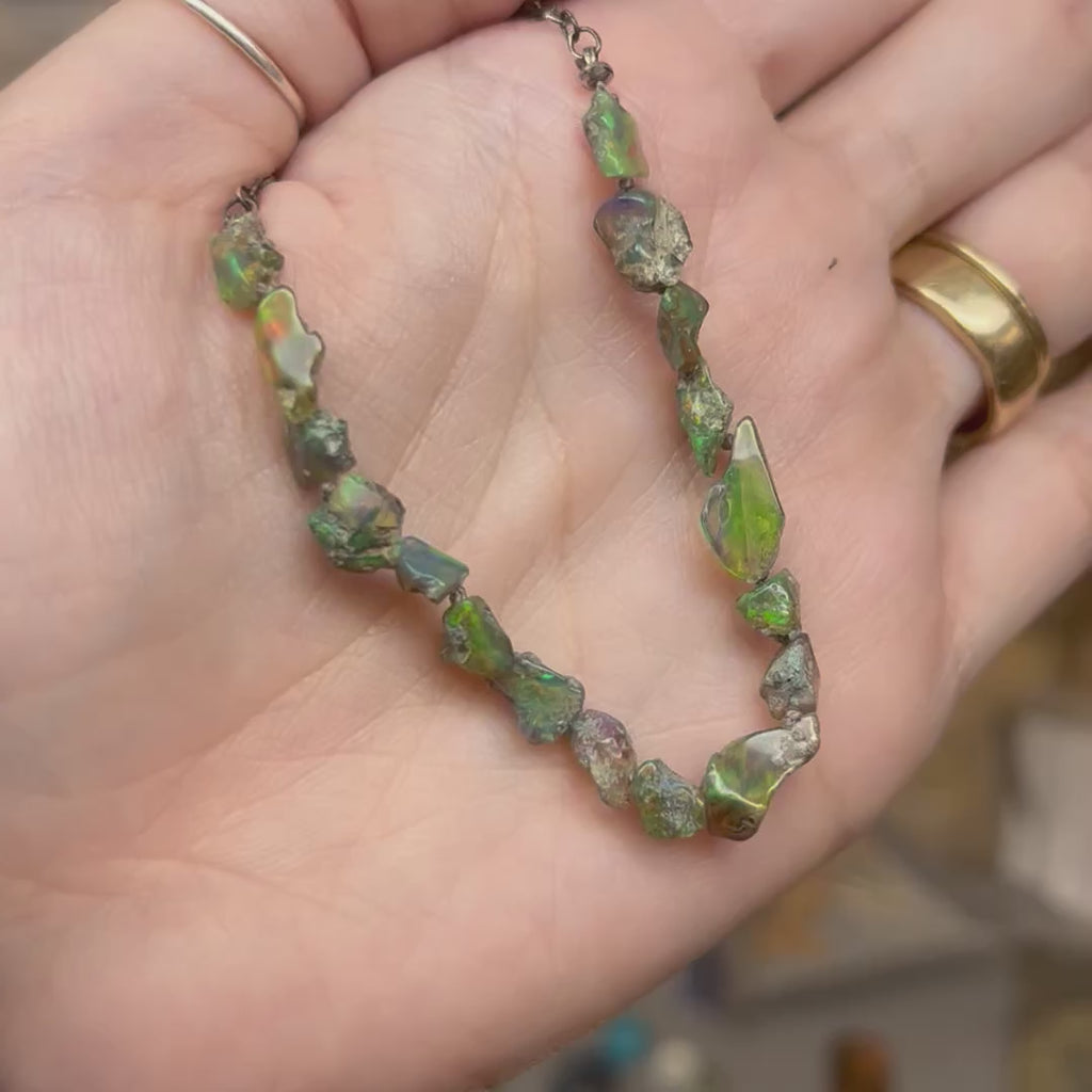 A close up look of the opal flash