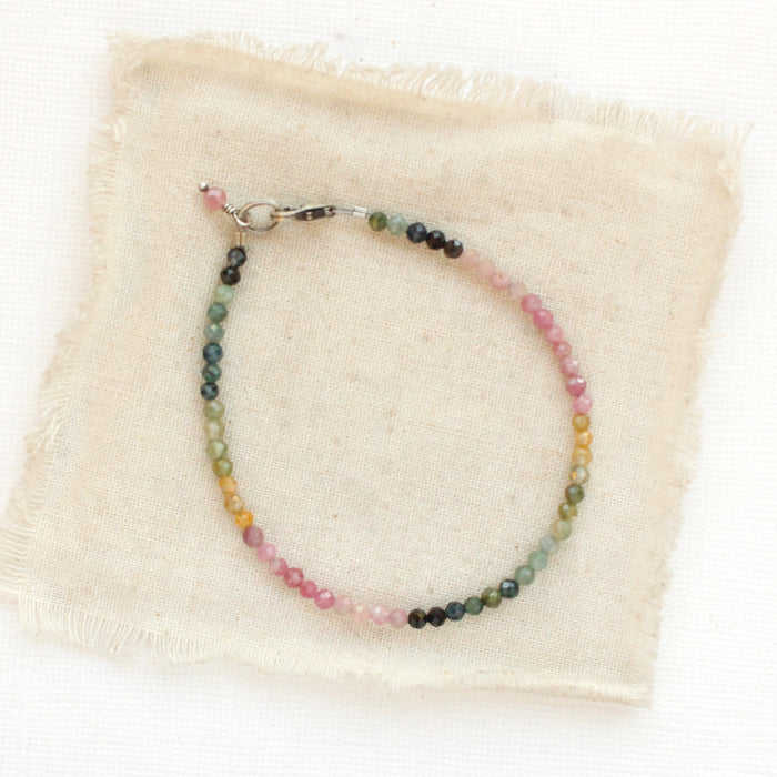 Rainbow Tourmaline Bracelet
