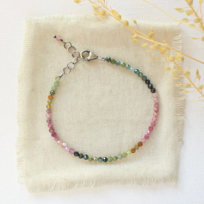 Rainbow Tourmaline Bracelet