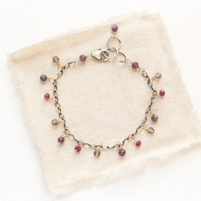 Merlot Dangle Bracelet