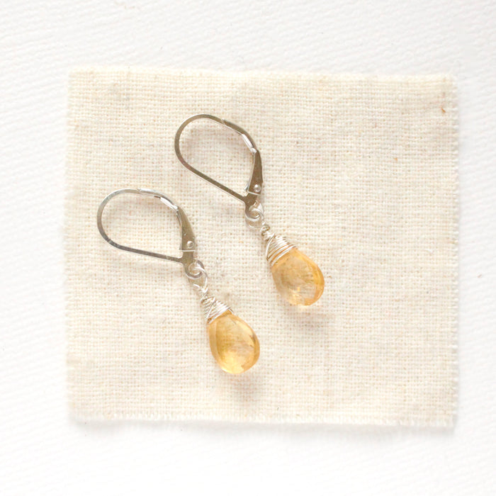 Citrine Drop Earrings