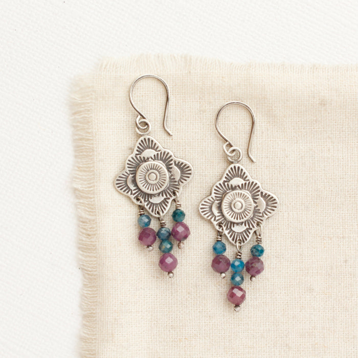 Layered Talara Sun Lagoon Earrings