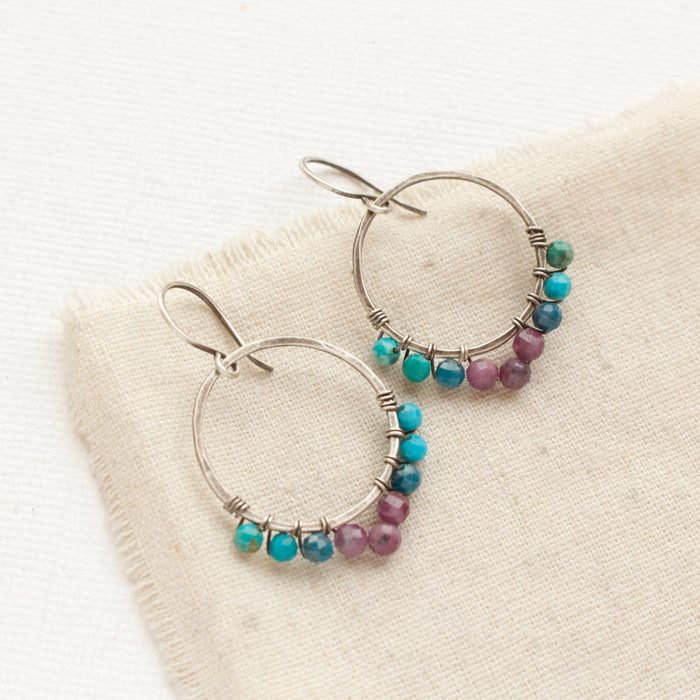 Lagoon Hoop Earrings