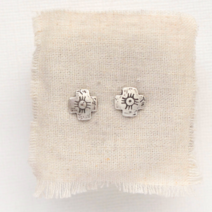 Zuni Cross Post Earrings