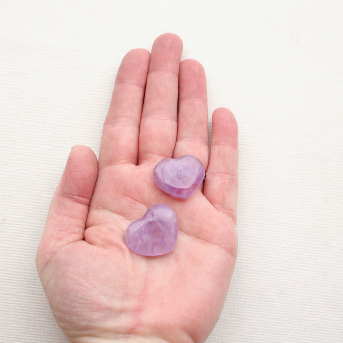 Amethyst Stone Heart