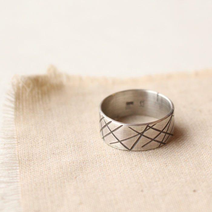 Embrace the Chaos Silver Ring