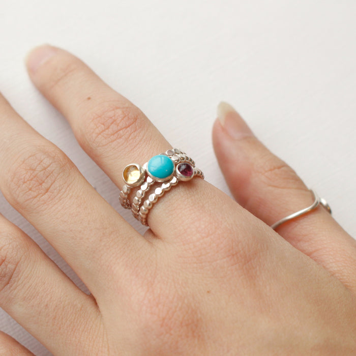 Turquoise Beaded Ring