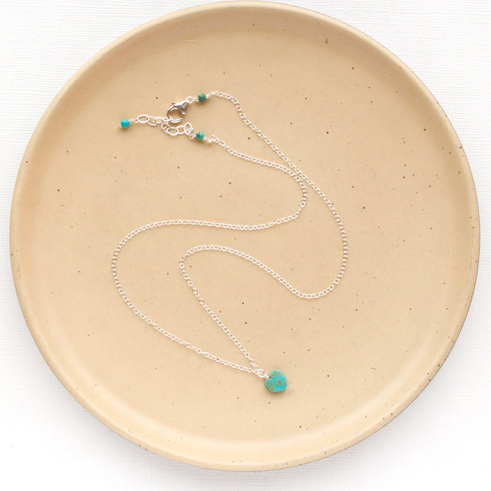 Little Turquoise Heart Necklace